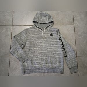 Carhartt Striped Gray Hoodie XL